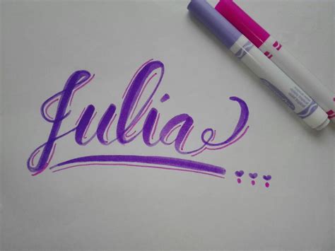 Julia Lettering Calligraphy Calligraphylover Lovelettering