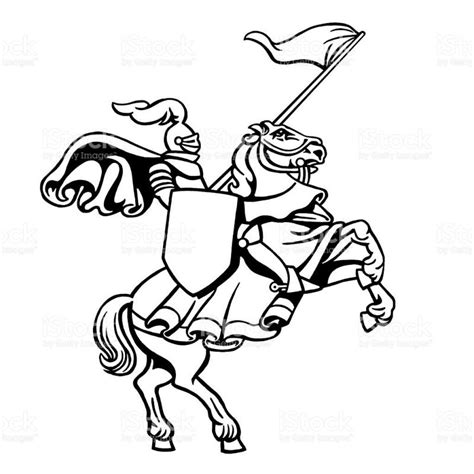 Knight On Horseback Drawing at GetDrawings | Free download