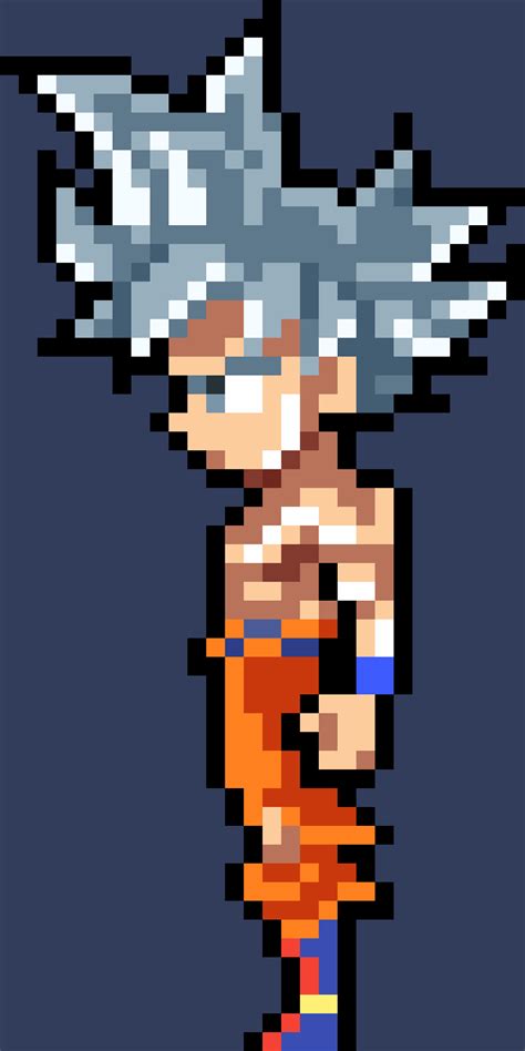 Pixilart Goku Mastered Ultra Instinct 360º By Dbs Pixels