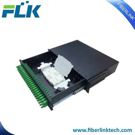 U Ports Rack Mount Sliding Fiber Optic Optical Patch Panel For Ftth