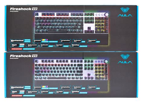 Обзор игровых механических клавиатур Aula Fireshock V2 и Fireshock V5