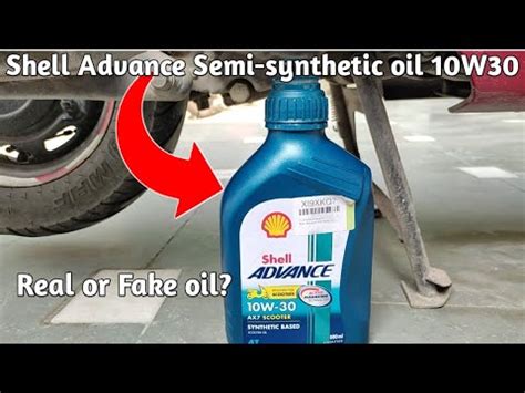 How To Change Engine Oil In Scooters Shell Advance 10W30 Semi