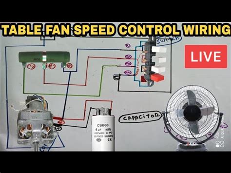 Table Fan Regulator Wiring How To Connect Table Fan Without Regulator Youtube This Fan