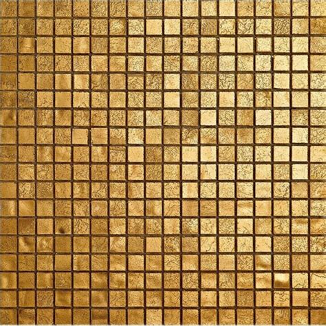 Colibri Gold Glass Mosaic Tile The Habitus Collection