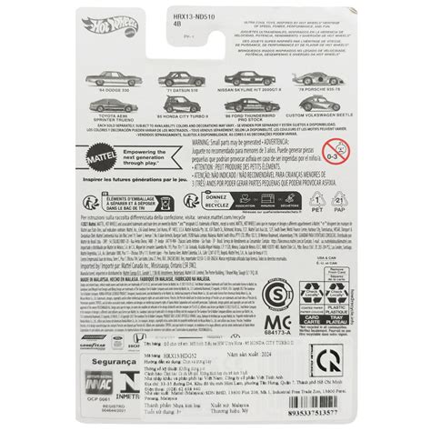 Đồ Chơi Mô Hình Siêu Xe Ultra Hots Honda City Turbo II Hot Wheels HRX H FAHASA