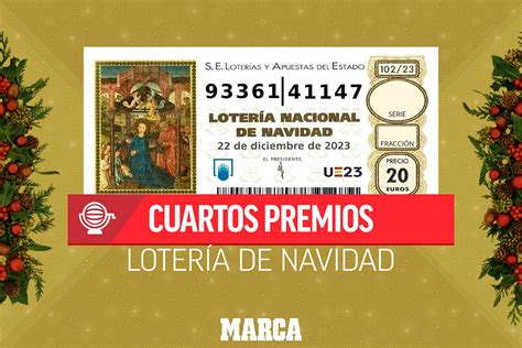 41147 Y 93361 Cuartos Premios De La Lotería De Navidad 2023 Dónde Ha