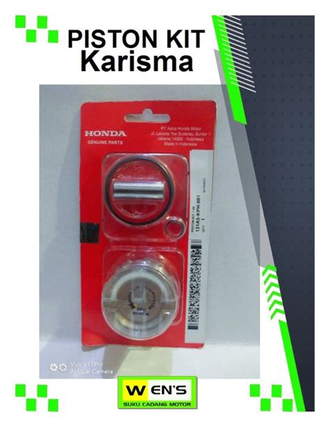 Piston Kit Karisma Kirana Supra X Piston Karisma Komplit Os Std