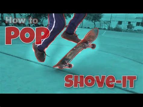 Como Hacer Pop Shove it de la Manera mas FÁCIL Tutorial Principiantes