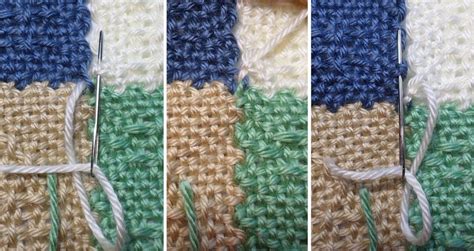 Joining Squares — Mattress Stitch Adventures In Pin Loom Weaving