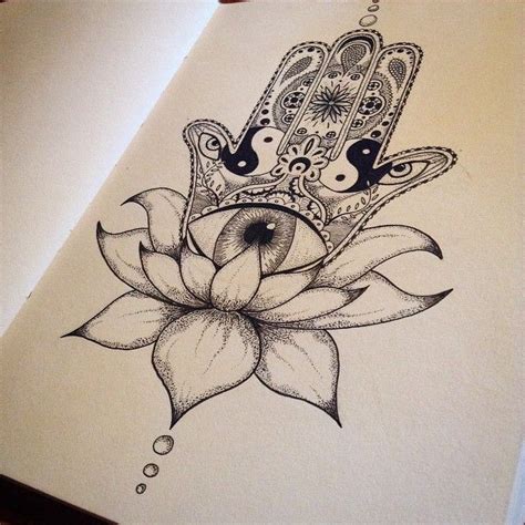 Hamsa Lotus Google Search Hamsa Tattoo Design Hamsa Hand Tattoo