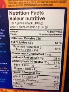 Three Cheese Pizza Pop Nutritional Information - Nutrition Pics