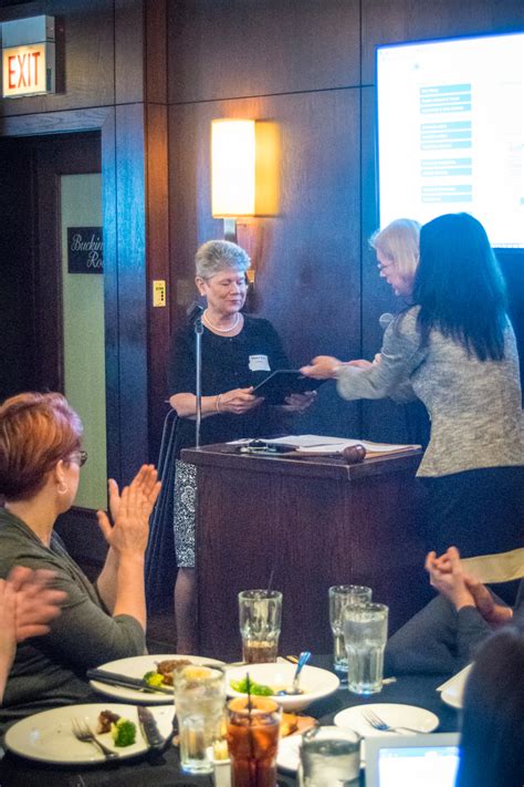 Mary Lu Linnane Accepts CALL Award For Outstanding Lifetime Achi CALL