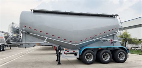 Cimc Tri Axle Cbm Dry Bulk Cement Trailer For Sale In Ivory Coast