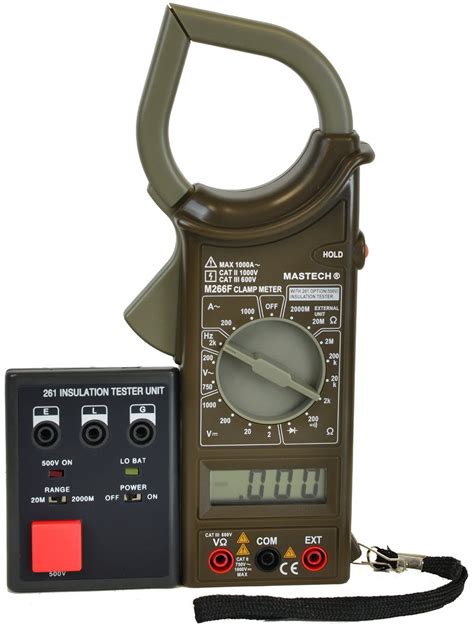 Tekpower M266F 261 Digital AC 1 000 Clamp On Meter With 2 000 Mohm