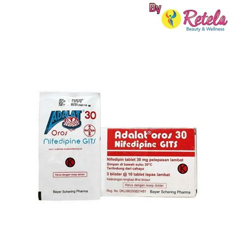 Jual Adalat Oros 30 Mg Box 30 Tablet Shopee Indonesia