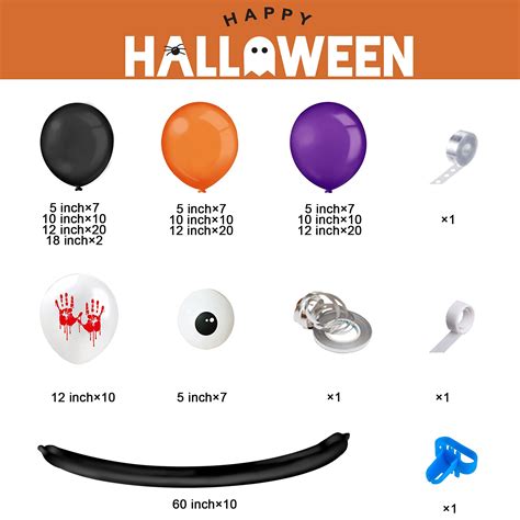 Bonropin Halloween Balloon Ga B095W1TTKD Encarguelo