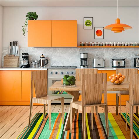 The orange kitchen trend is making an unexpected comeback in 2021 | Ideal Home