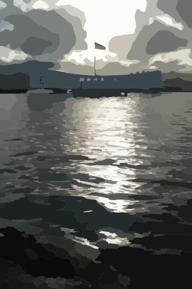 The Sun Rises Behind Uss Arizona Memorial On The Morning Of The Uss