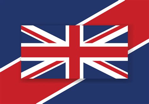 Vector United Kingdom Flag. Country flag design. Flat vector flag ...