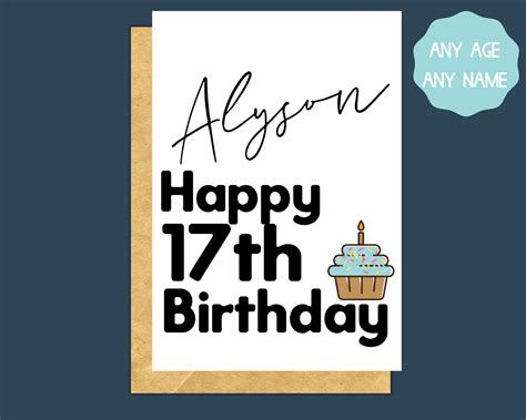 Th Birthday Card Boy Birthday Card For Teenage Boy Etsy Singapore