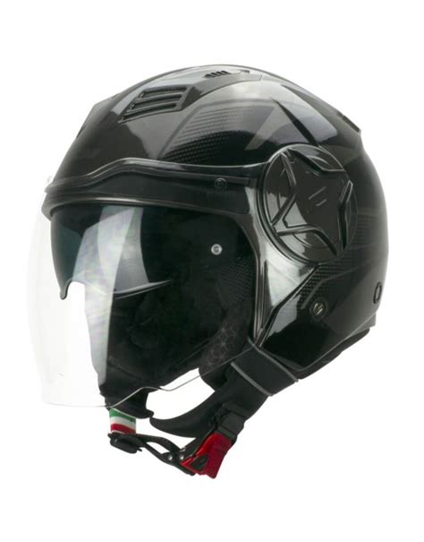 Casco Jet CGM 169G ILLI SPORT Grafite Nero