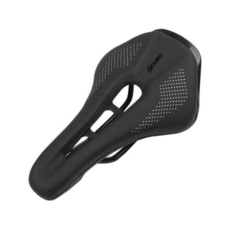 Accessoire vélo Selle de vélo GEL en cuir PU ajouré respirante large