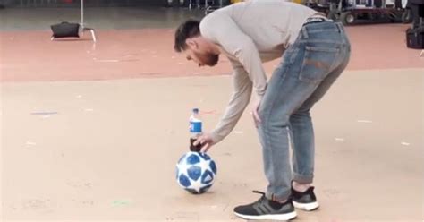 Watch: Lionel Messi posts video of an incredible trick shot and leaves ...