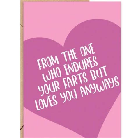 Endures Your Farts Anniversary Card By Saucy Avocado At Maker House Co