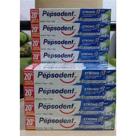 Jual Pepsodent Gr Strong Isi Pcs Shopee Indonesia