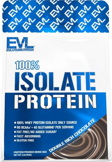 Evlution Nutrition 100 Isolate Whey Isolate Protein Powder 25 G Of Fast Absorbing