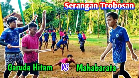 Laga Persahabatan Garuda Hitam Vs Mahabarata Bola Kasti Youtube