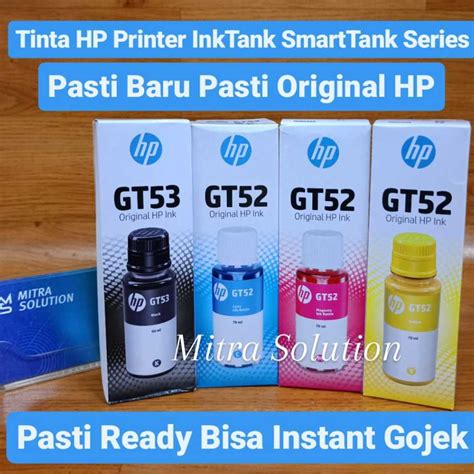 Jual Tinta HP GT52 GT53 GT53 Original Resmi Baru Bergaransi Shopee