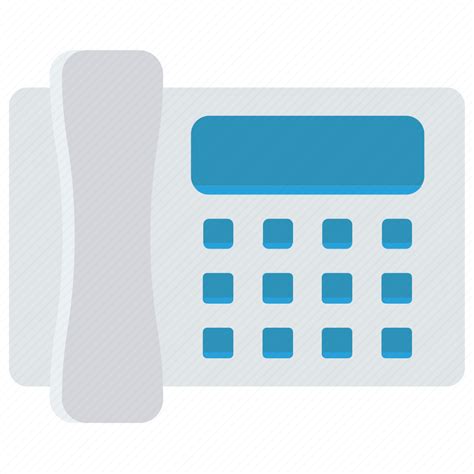 Communication Fax Landline Receiver Telephone Icon Download On