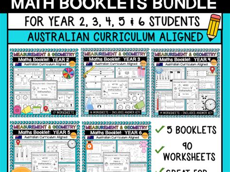 Measurement & Geometry Booklet Bundle | Resources for Teaching ... - Worksheets Library