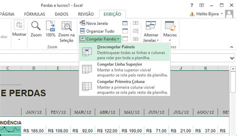 Como Congelar Linhas E Colunas Em Planilhas Do Excel Dicas E