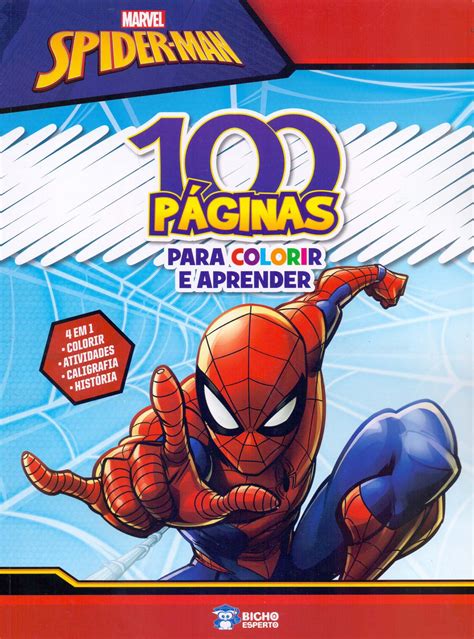 100 Paginas Para Colorir Disney Homem Aranha PDF Jefferson Ferreira