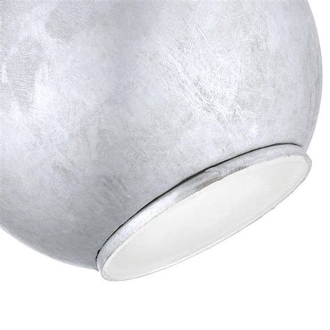 Eglo Nago Buitenverlichting Wandlamp 1 Lichts Led Zink Bol