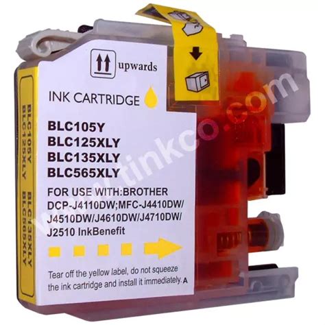 Cartouche Compatible BROTHER LC125XL Y Jaune Cartouche D Encre