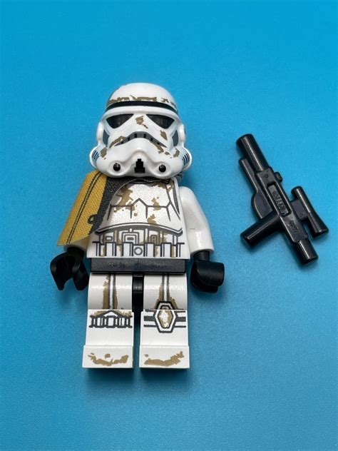 Lego Star Wars Sandtrooper Minifigure 9490 Orange Pauldron Ebay