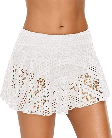 Clode Women S Beach Bathing Suit Skort Lace Skirt Bottom Bikini