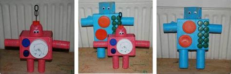 Junk Modelling Robots for Preschoolers - Red Ted Art - Kids Crafts