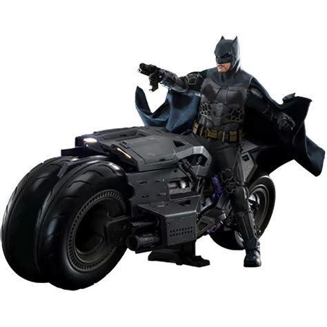 Hot Toys Scale Dc Comics The Flash Movie Batman And Batcycle Statue Merchandise Zavvi Uk