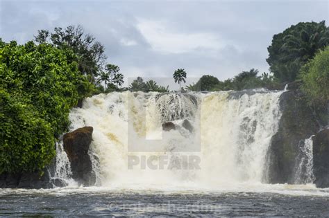 Lobe waterfalls, Kribi, Cameroon - License, download or print for £49. ...