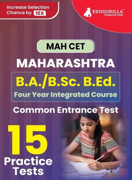 MAH B A B Sc B Ed CET Exam Prep Book 2023 Maharashtra Common