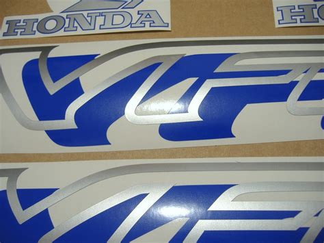 Honda VFR750 Rc36 1996 Interceptor Decals Set Dark Blue Version