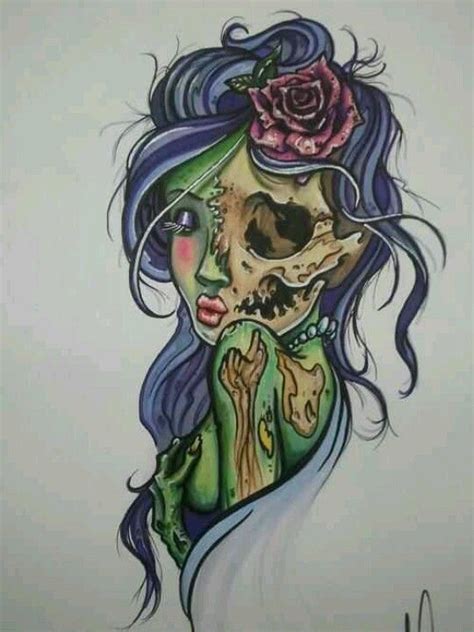 Zombie Pinup Want This Tattoo Pin Up Tattoos Love Tattoos Beautiful Tattoos Future Tattoos