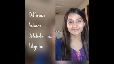 Difference Between Arbitration And Litigation Youtube