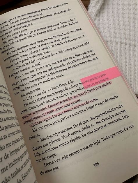 É assim que acaba by Colleen Hoover Trechos em 2024 Frases