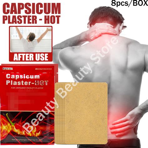 Capsicum Plaster Chili Pain Relief Pain Relieve Patch Chinese Medical Capsicum Plaster For