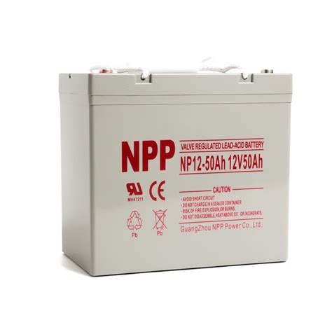 NPP NP12 50Ah Rechargeable AGM Sealed Lead Acid 12V 50Ah Battery With